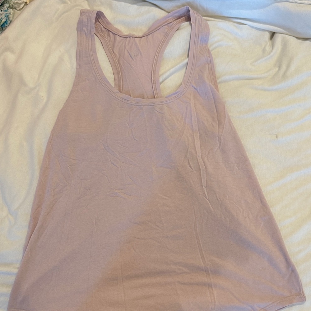 Lululemon Athletica Light Pink Tank Top